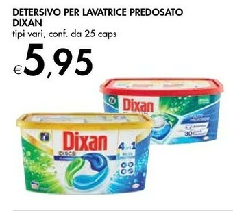 Bennet Dixan Detersivo Per Lavatrice Predosato offerta