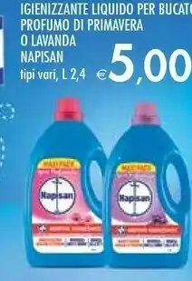 Bennet Napisan Igienizzante Liquido Per Bucato Profumo Di Primavera offerta