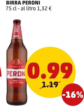 PENNY Peroni Birra 75 cl offerta