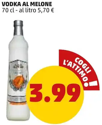 PENNY Vodka Al Melone 70 cl offerta