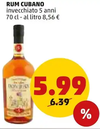 PENNY Rum Cubano 70 cl offerta
