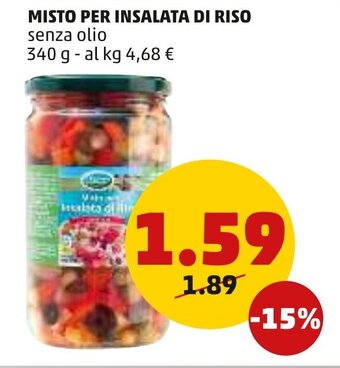 PENNY Misto per Insalata di Riso senza olio 340 g offerta