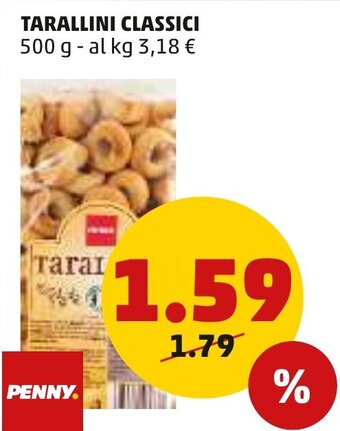 PENNY Penny Tarallini Classici 500 g offerta