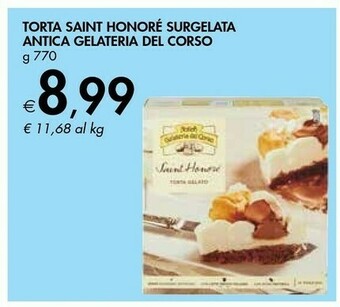 Bennet Antica gelateria del corso Torta Saint Honoré Surgelata 770 G offerta