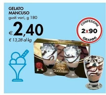 Bennet Mancuso Gelato 180 G offerta
