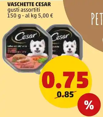 PENNY Cesar Vaschette gusti assortiti 150 g offerta