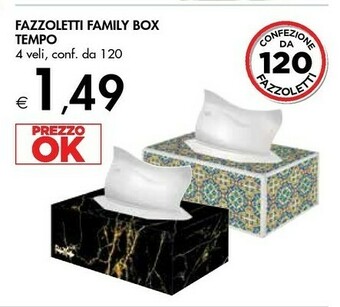 Bennet Tempo Fazzoletti Family Box offerta