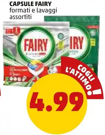 PENNY Fairy Capsule formati e lavaggi assortiti offerta