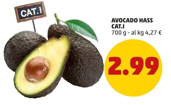PENNY Avocado Hass Cat.I 700 g offerta