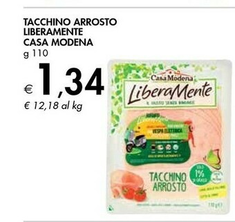 Bennet Casa Modena Libera Mente Tacchino Arrosto 110 G(ml) offerta