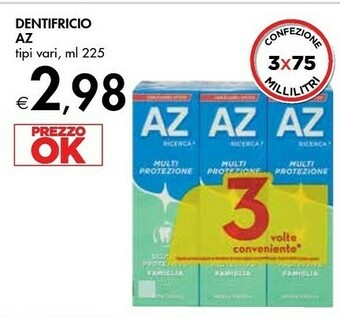 Bennet Az Dentifricio Scudo Protettivo Famiglia offerta