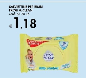 Bennet Fresh & Clean Salviettine Per Bimbi offerta