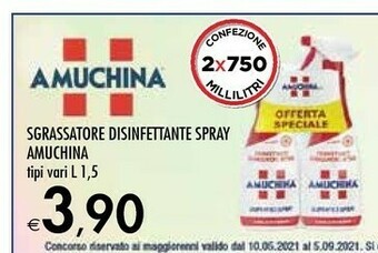 Bennet Amuchina Sgrassatore Disinfettante Spray 1,5 L offerta