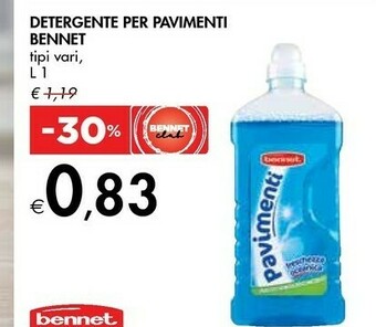 Bennet Bennet Detergente Per Pavimenti offerta