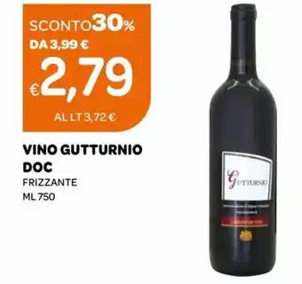 Ekom Gutturnio Vino DOC Frizzante ml 750 offerta