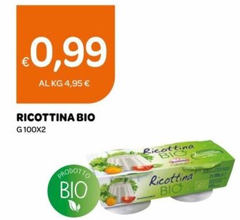Ekom Ricottina Bio g 100x2 offerta