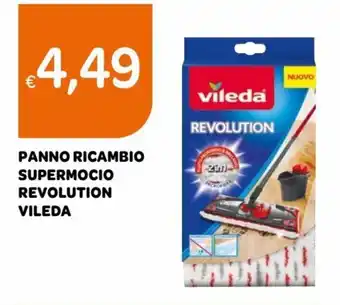 Ekom Vileda Panno Ricambio Supermocio Revolution offerta