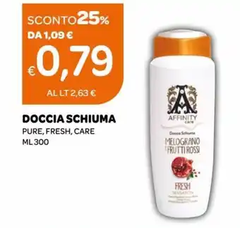 Ekom Affinity Doccia Schiuma Pure, Fresh, Care ml 300 offerta