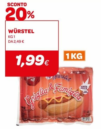 Ekom Würstel kg 1 offerta