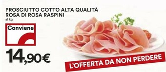 Coop Raspini Prosciutto cotto offerta