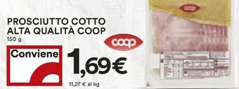 Coop Prosciutto cotto offerta