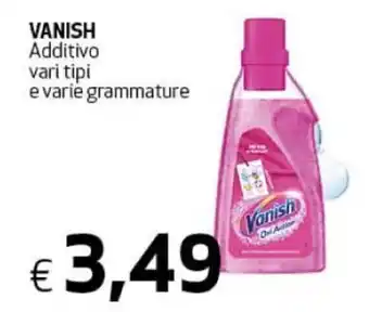 Crai Vanish Additivo vari tipi e varie grammature offerta