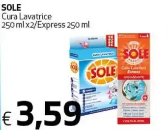 Crai Sole Cura Lavatrice 250 ml x2/Express 250 ml offerta