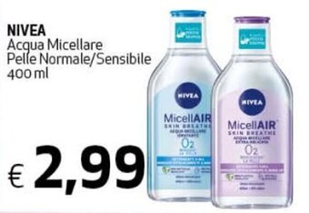 Crai Nivea Acqua Micellare Pelle Normale/Sensibile 400 ml offerta