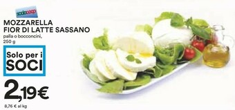 Coop Sassano Fior di latte offerta