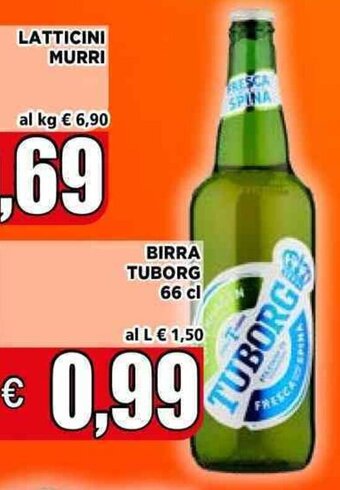 Vivo Supermercati Tuborg Birra 66 cl offerta