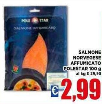 Vivo Supermercati Polestar Salmone Norvegese affumicato 100 g offerta