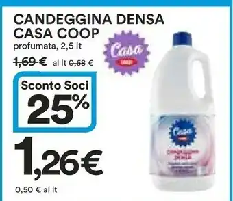 Coop Casa Coop Candeggina Densa Profumata 2,5 Lt offerta