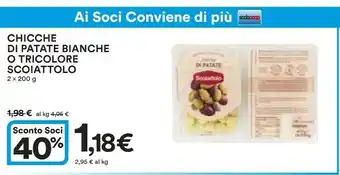 Coop Scoiattolo Lo - Le Chicche Tricolore Fresche 400 G(ml) offerta