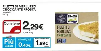 Coop Frosta Filetti Di Merluzzo Croccante 240 G(ml) offerta