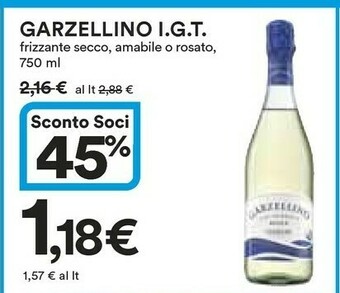 Coop Garzellino Vino bianco offerta