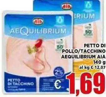 Aia aequilibrium petto di pollo/tacchino 140 g