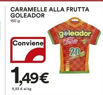 Coop Goleador Goleador - 20 Pezzi Cola 150 g(ml) offerta