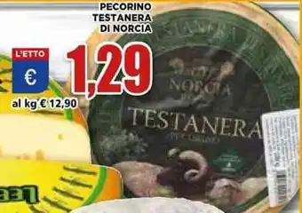 Vivo Supermercati Pecorino testanera di norcia offerta