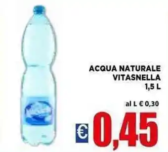 Vivo Supermercati Vitasnella Acqua naturale 1,5 l offerta