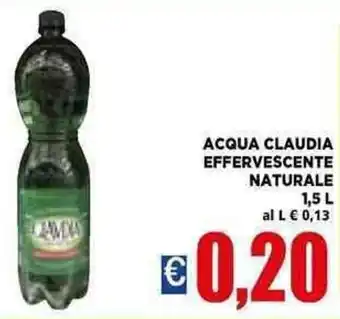 Vivo Supermercati Claudia Acqua effervescente naturale 1,5 l offerta