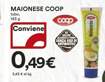 Coop Maionese offerta