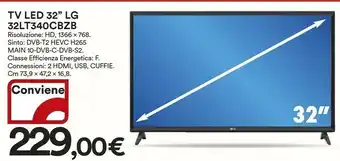 Coop LG Tv led 32 offerta