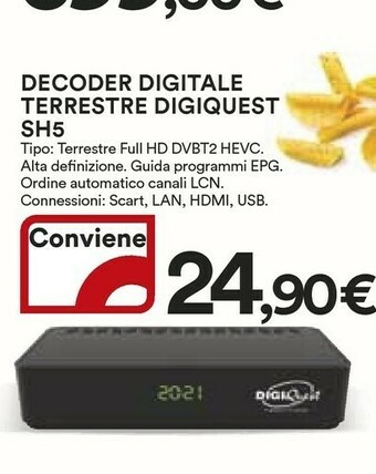 Coop Digiquest Decoder satellitare offerta