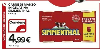 Coop Simmenthal Simmenthal Carne Di Manzo In Gelatina offerta