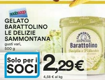 Coop Sammontana Gelato offerta