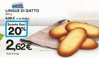 Coop Ipercoop Lingue Di Gatto offerta