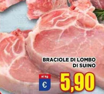 Vivo Supermercati Braciole di lombo di suino offerta