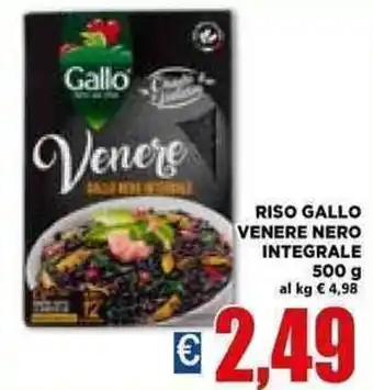 Vivo Supermercati Riso Gallo Venere nero integrale 500 g offerta