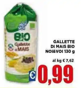 Vivo Supermercati Noi&Voi Gallette di mais bio 130 g offerta