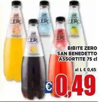 Vivo Supermercati San Benedetto bibite zero assortite 75 cl offerta